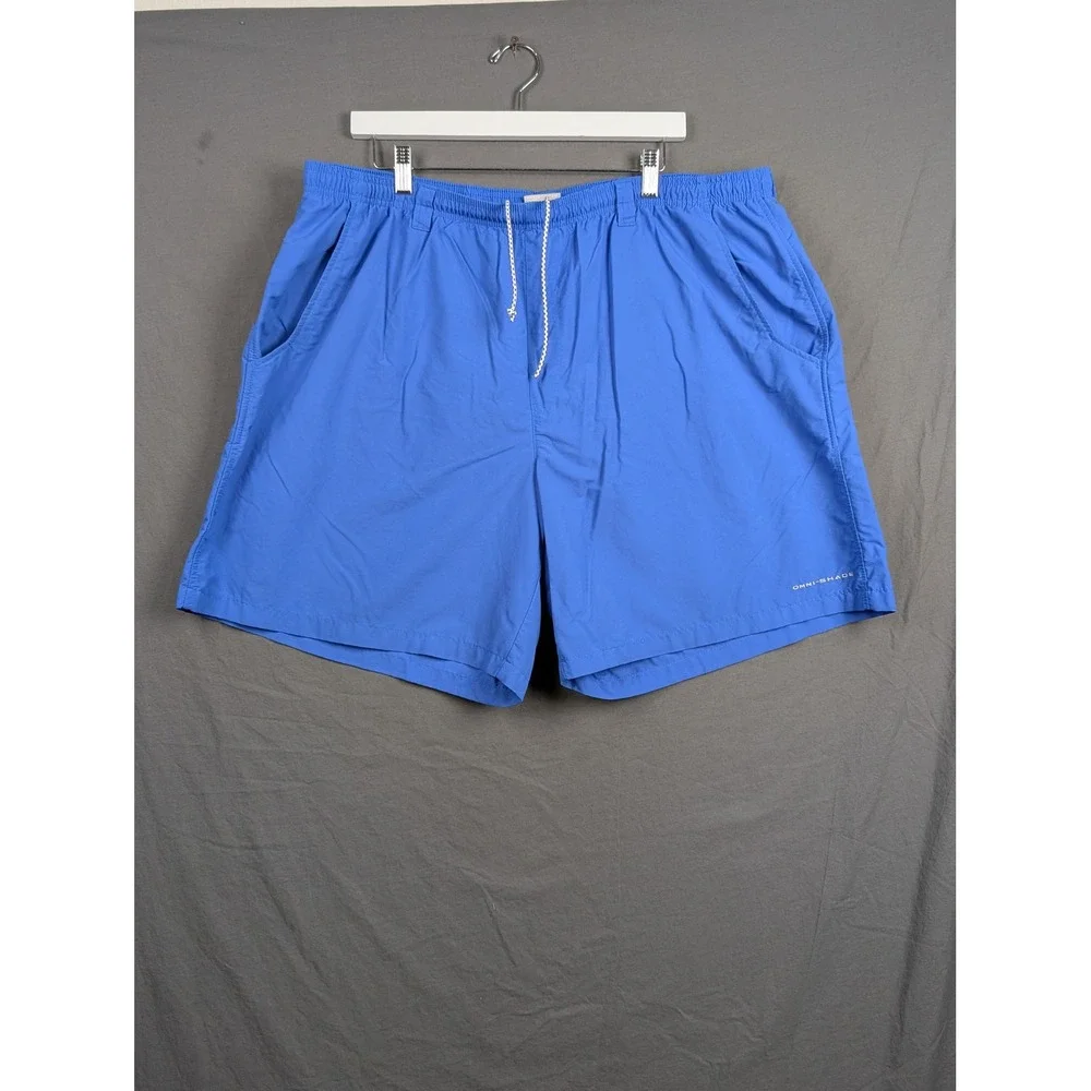 Columbia Mens PFG Backcast III Water Shorts Blue 2XL XXL